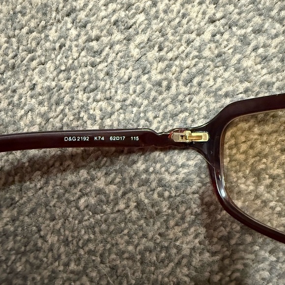 Dolce Gabbana Sunglasses 2192 K74 Burgundy Wrap Made In Italy 62 mm - Picture 8 of 8